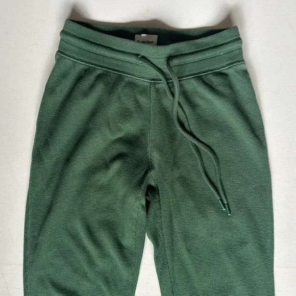 Sunday Best Aritzia Bany Waffle Jogger in dark green women’s 2XS - Picture 5 of 8